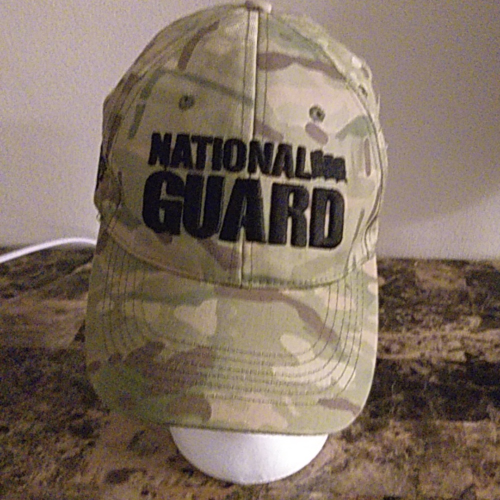 Camouflage snapback National Guard Cap